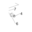 Bevestigingsbout M6, Koppelingstrommel