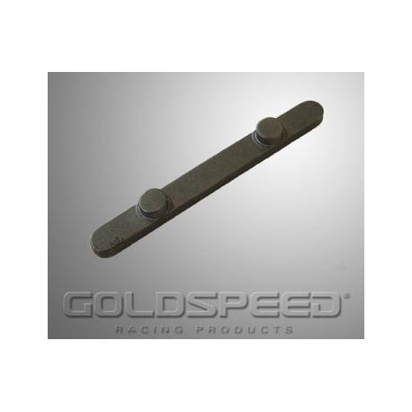 AXLE KEY GS 6X60 - 2 PEGS Ø6 GS UNI Ø30MM