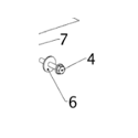 Aanloopschijf KOPPELING SPROCKET / NEEDLE CAGE (PTO)