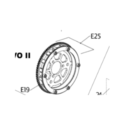 GENERATOR/ROTOR ASSEMBLY - EVO II, COMPLETE