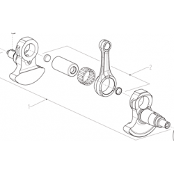 CRANKSHAFT COMPLETE (WITHOUT BEARINGS)