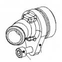 Waterpomp decksel (inkl. Schroeven M6x20)