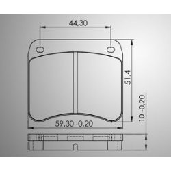 brakepad 527 rental kc / kelgate rental