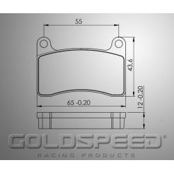 Brakepad SET GOLDSPEED 407