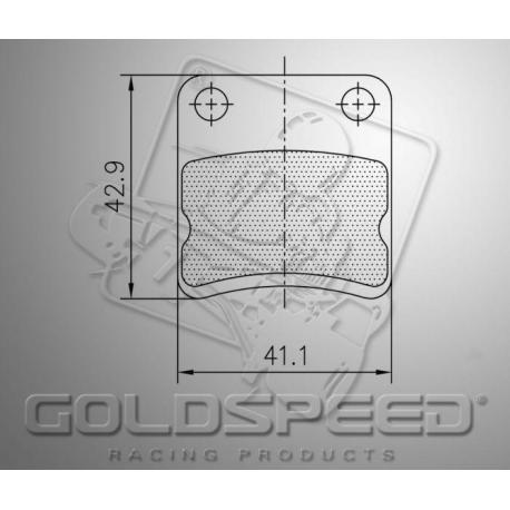 Brakepad SET GOLDSPEED 23 PAROLIN / FIRST / ENERGY FRONT