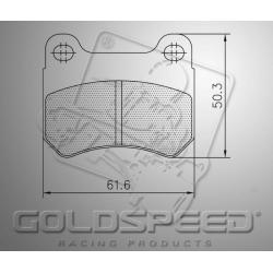 Brakepad SET GOLDSPEED 423 INTREPID FRONT 2015