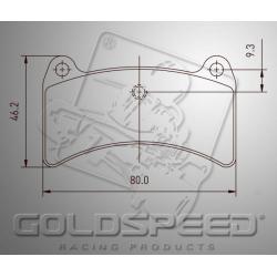 Bremsklötze SET GOLDSPEED 501 ENERGY CORSE/SKM REAR