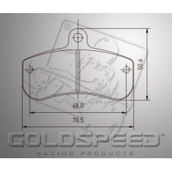 remblok SET GOLDSPEED 515 ARROW achter