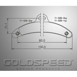 Brakepad SET GOLDSPEED 528 BIREL REAR