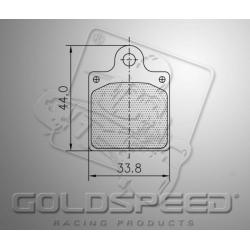 Brakepad SET GOLDSPEED 536 INTREPID EVO 3 REAR