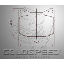 Brakepad SET GOLDSPEED 546 TOP KART rear