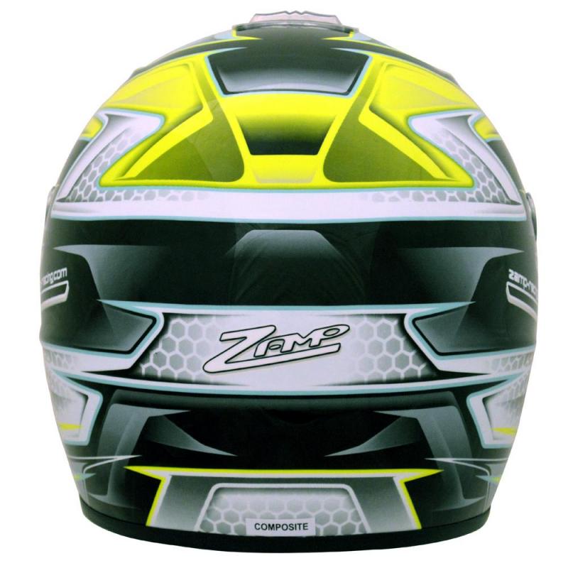 Zamp Helmet RZ42Y CMR2016GreenSilver Karting BeNeDu Racing