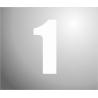 NUMMER STICKER 160MM