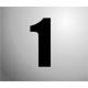 NUMBER STICKER 160MM