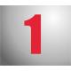 NUMBER STICKER 160MM