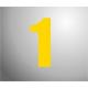 NUMBER STICKER 160MM