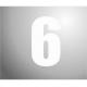 NUMBER STICKER 160MM