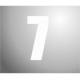 NUMBER STICKER 160MM