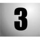 NUMBER STICKER 160MM
