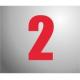 NUMBER STICKER 160MM