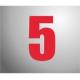 NUMBER STICKER 160MM