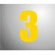 NUMBER STICKER 160MM