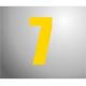 NUMBER STICKER 160MM