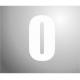 NUMBER STICKER 160MM