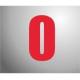 NUMBER STICKER 160MM