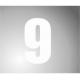 NUMBER STICKER 160MM
