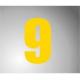 NUMBER STICKER 160MM
