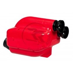Air filter 30mm "NOX" (red / black)