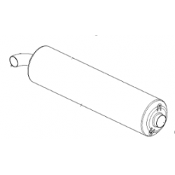 EXHAUST SILENCER, HOMOLOGATED