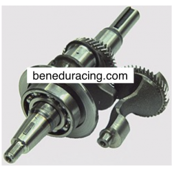 Conversion crankshaft to centrifugal lubrication for Honda GX270-390.