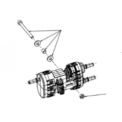  FIXATION KIT (4), ELECTRIC FUEL PUMP - EVO II - EFI