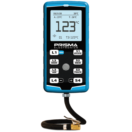 Prisma tire pressure gauge HiPreMa 4 + IR tire temperature