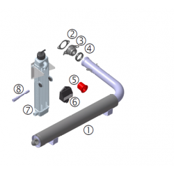 Exhaust upgrade Kit 125 Minimax MY20  -  Rotax Max