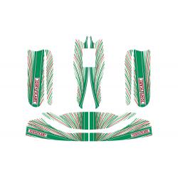 M10 BODYWORK STICKER KIT TONYKART 2022 COMPLETE