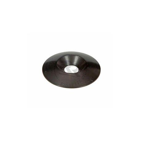 Verzonken ring aluminium, 34/8 mm zwarte kleur